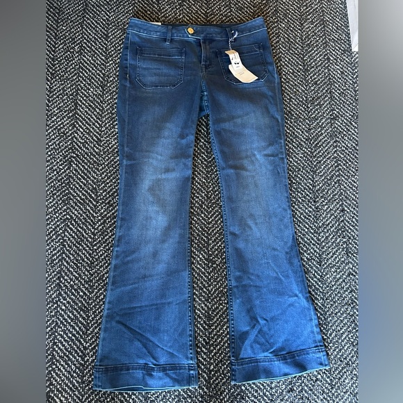 Tommy Bahama Tema Flare Jeans mid ocean wash 31x33 - Picture 8 of 17